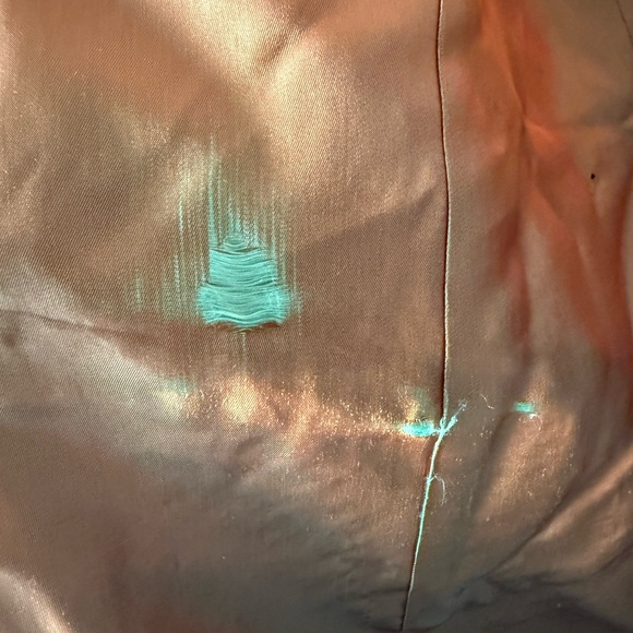 SILVERSTONE Loro Piana Herringbone Wool Cashmere Blazer Luxury Classic 42R FLAWS - Picture 10 of 16